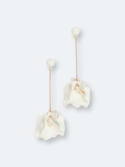 Shop Shashi Petunia Earring In White