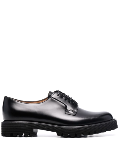 Shop Church's Shannon Chunky Sole Derby Shoes In Schwarz