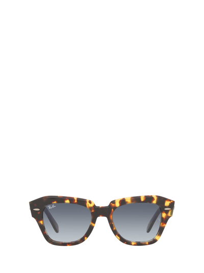 Shop Ray Ban Ray-ban Rb2186 Yellow Havana Sunglasses