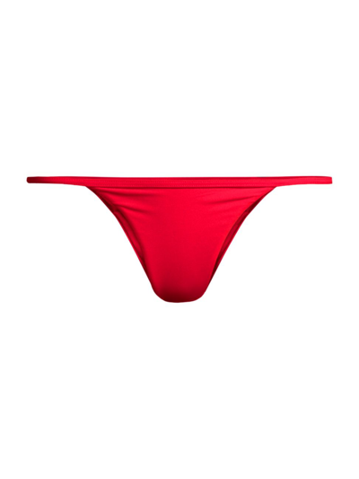 Shop Tropic Of C Women's Rio Low-rise Bikini Bottom In Poppy