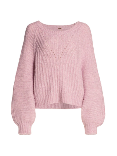 Shop Free People Carter Sweater In Moonlit Orchid