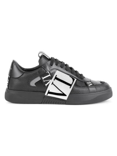 Shop Valentino Men's Vl7n Low-top Sneakers In Black