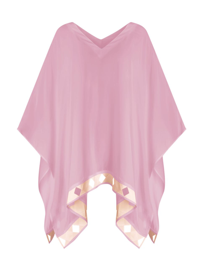 Shop Valimare Women's Tulum Chiffon Coverup In Pink