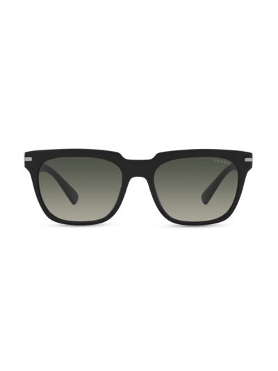 Shop Prada 04ys 56mm Gradient Sunglasses In Black