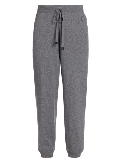 Shop Moncler Women's Cashmere & Wool Joggers In Grey Cashmere