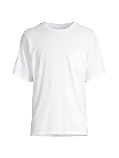 Shop B Draddy Men's Dewey Pocket T-shirt In White