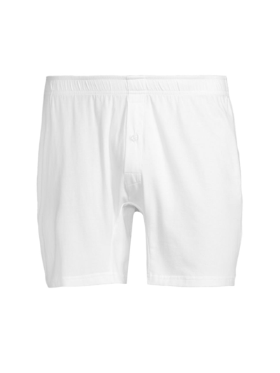 Shop B Draddy Men's Richard Boxer Shorts In White