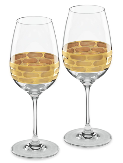 Shop Michael Wainwright Truro Gold 2-piece White Wine Set