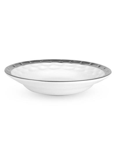 Shop Michael Wainwright Truro Platinum 4-piece Rimmed Dinner Bowl Set