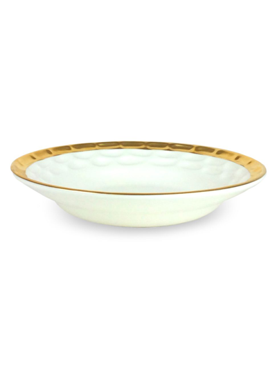 Shop Michael Wainwright Truro Gold 4-piece Rimmed Dinner Bowl Set