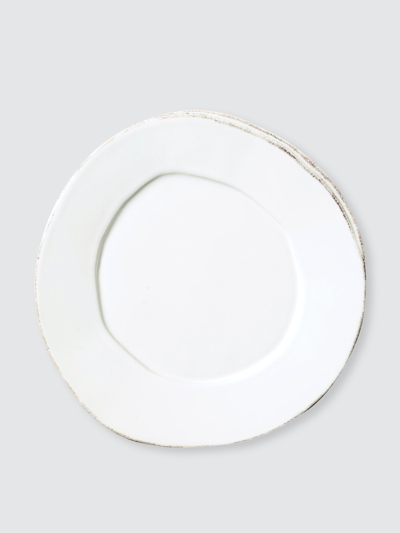 Shop Vietri Lastra Salad Plate In White
