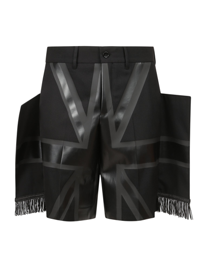 Shop Burberry Fringed In Black