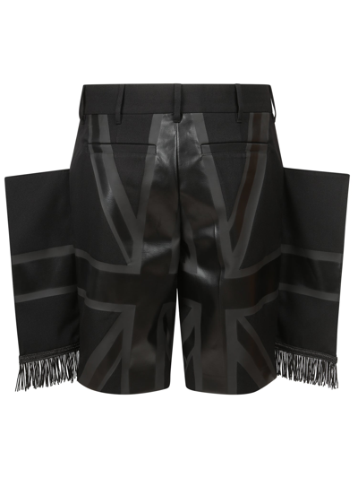 Shop Burberry Fringed In Black