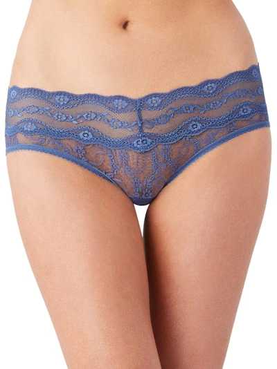 Shop B.tempt'd By Wacoal Lace Kiss Hipster In Vintage Indigo