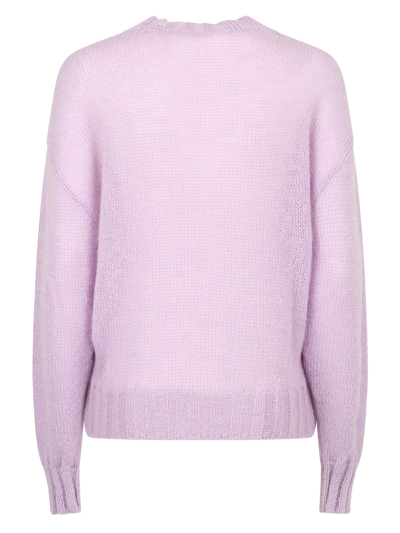 Shop Alessandro Enriquez Printed Sweater In Pink
