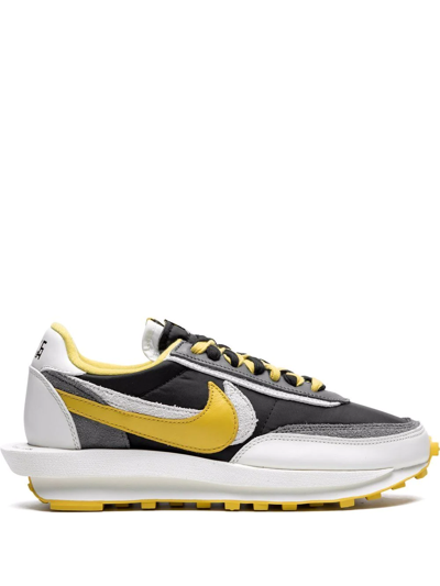 Shop Nike X Sacai X Undercover Ldwaffle "bright Citron" Sneakers In Black