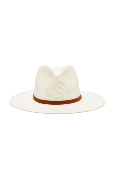 Shop Janessa Leone Women's Paloma Packable Straw Hat In White
