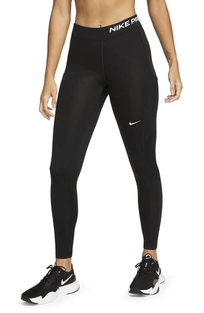 walvis Perforeren Denk vooruit Nike Women's Pro Therma-fit Mid-rise Pocket Leggings In Black | ModeSens