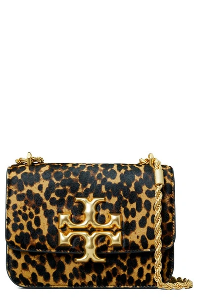 Shop Tory Burch Small Eleanor Convertible Genuine Calf Hair Shoulder Bag In Leopard Shearling