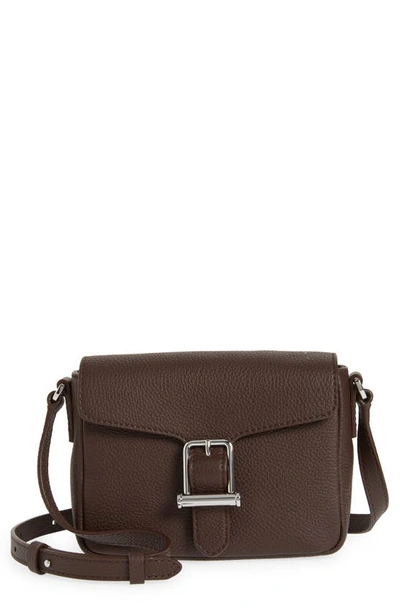 Hugo Boss Kristin Leather Crossbody Bag In Dark Brown | ModeSens