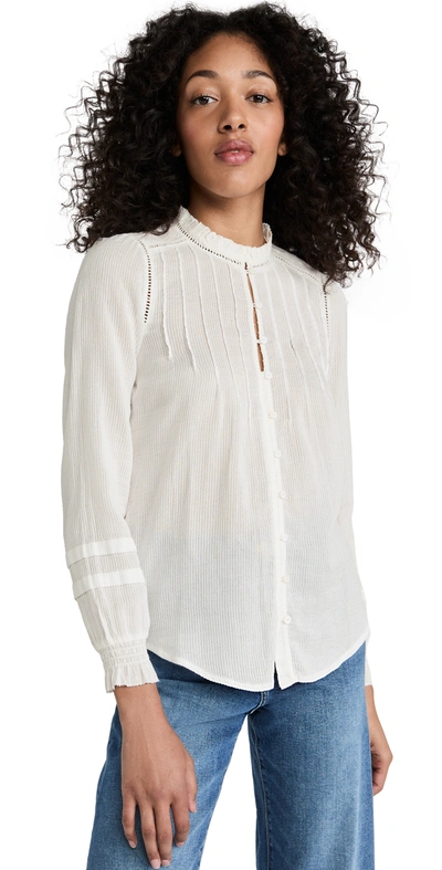 Shop Faherty Willa Top White