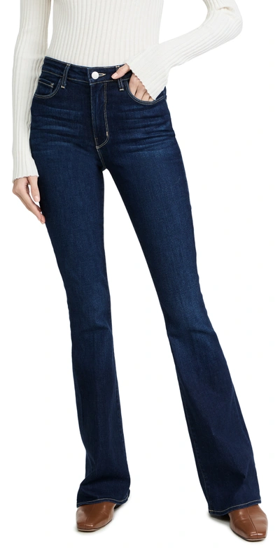 Shop L Agence Marty High Rise Flare Jeans In Watson