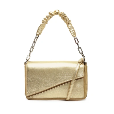 Shop Schutz Match Nappa Leather Handbag In Gold