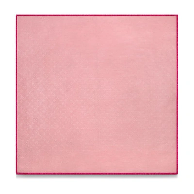 Shop Louis Vuitton So Soft Monogram Shawl In Mng So Soft Rose P