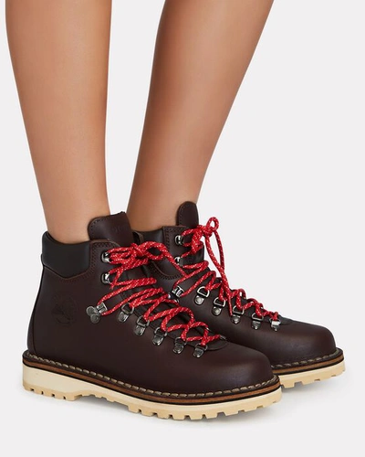 Shop Diemme Roccia Vet Leather Lace-up Boots In Brown