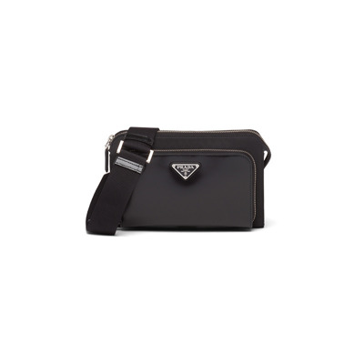 Prada 普拉达21秋冬re-nylon 再生尼龙和皮革单肩包2vh130vooo-789
