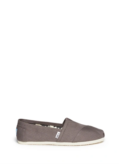 Toms 'classic' Canvas Slip-on (women) In Grey