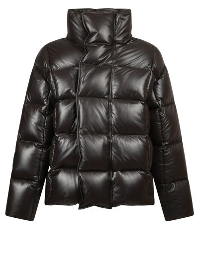 Shop Givenchy Puffa Quilted Jacket In Brown