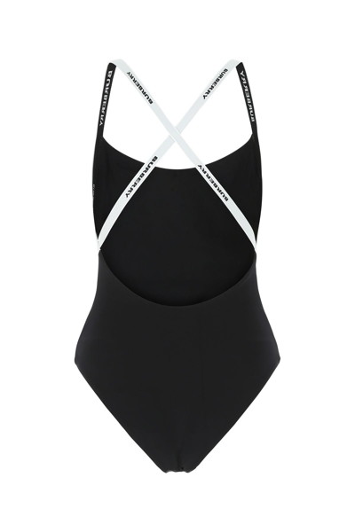 Shop Burberry Black Stretch Nylon Swimsuit  Black  Donna L