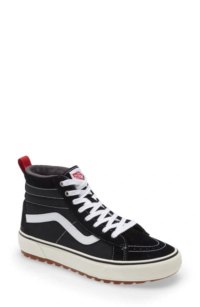 Shop Vans Sk8-hi Mte-1 Sneaker In Black/true White Llt