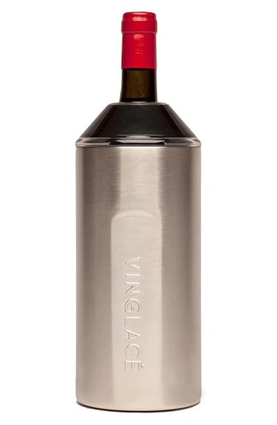 Shop Vinglace Wine & Champagne Chiller In Stainless Steel