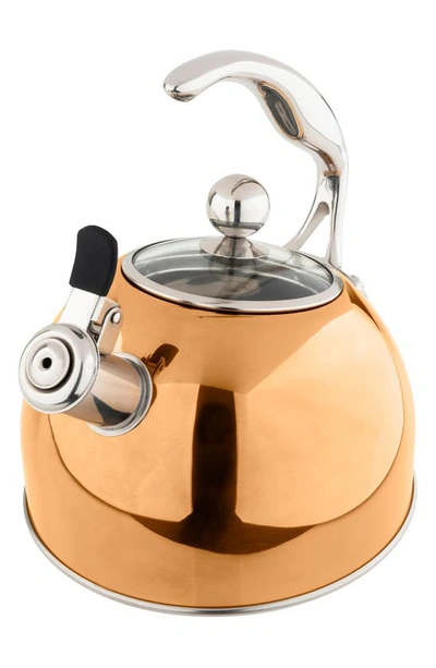 Shop Viking 2.6-quart Tea Kettle In Rose Gold