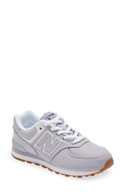 Shop New Balance 574 Sneaker In Whisper Grey