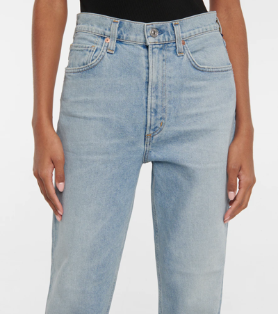 Shop Citizens Of Humanity Daphne High-rise Straight Jeans In Grappa