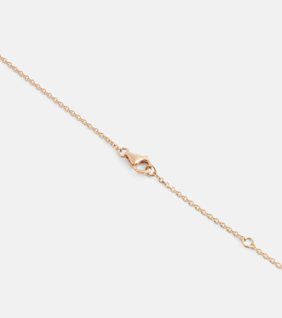 Shop Repossi Serti Sur Vide 18kt Rose Gold Necklace With Diamond In Pink Gold