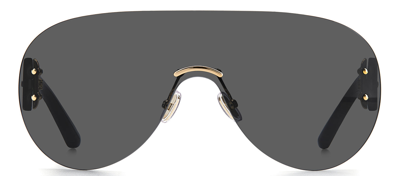Shop Jimmy Choo Marvin/s Ir 0807 Shield Sunglasses In Grey