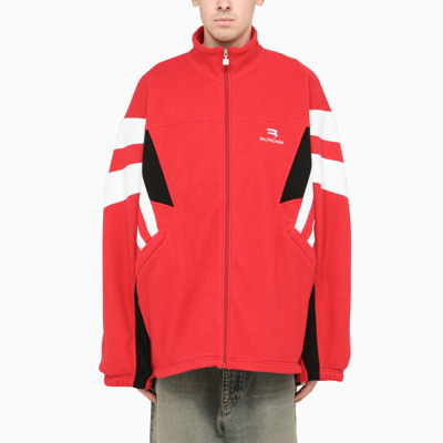 Shop Balenciaga Red Tracksuit Cosy B Sporty Jacket