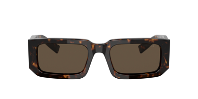 Prada Man Sunglasses Pr 06ys In Dark Brown