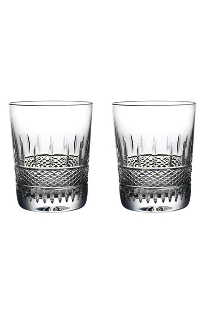 Waterford Irish Lace Crystal Glasses Set Of Two In Clear