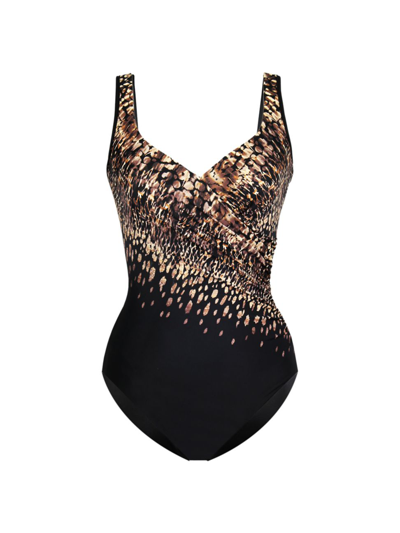Shop Miraclesuit Swim Women's Dali One-piece Swimsuit In Leopard