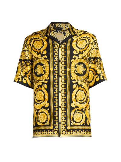 Versace button top up shirt