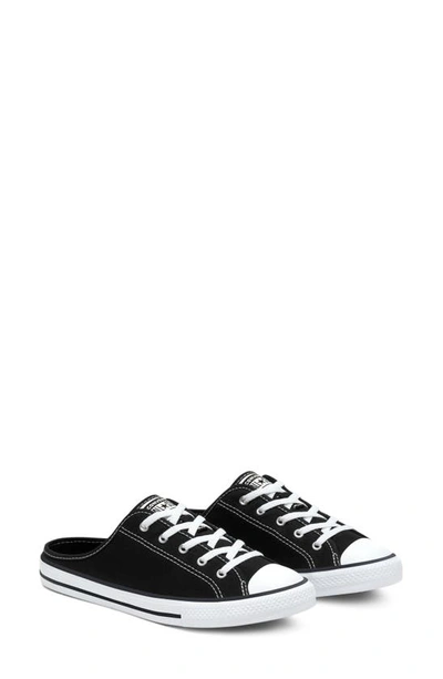 Converse Chuck Taylor® All Star® Dainty Sneaker Mule In Black/ Black/ White  | ModeSens