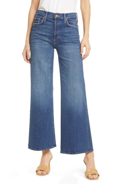 Shop Mother The Tomcat Roller High Waist Wide Leg Jeans In Where Is My Mind