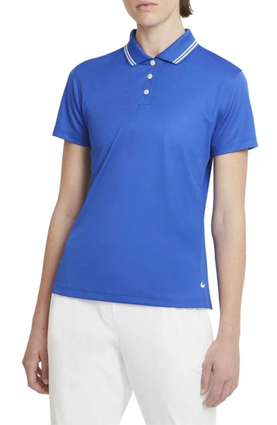 Shop Nike Dry Victory Polo In Game Royal/ White/ White