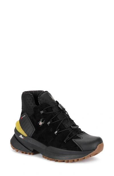 Shop Spyder Hilltop Waterproof Hiking Boot In Black