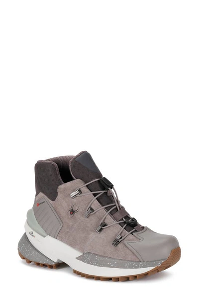 Shop Spyder Hilltop Waterproof Hiking Boot In Medium Grey